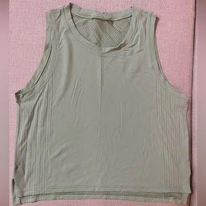 Lululemon Train To Be Tank Top Creamy Mint Size 6
